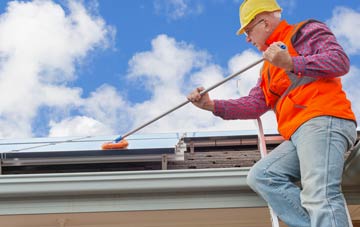 Scrwgan soft wash roof cleaning